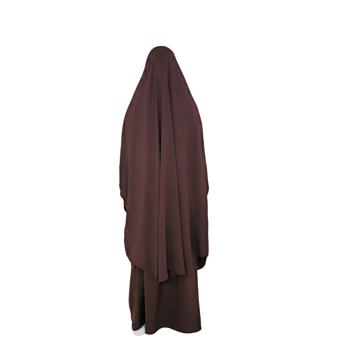 Two Piece Jilbab - Coffee Bean