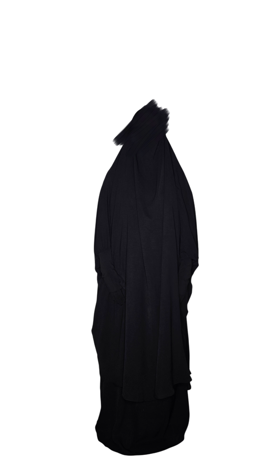 Crepe x Jersey - Black