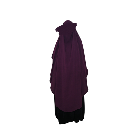 Maxi Khimar - Plum