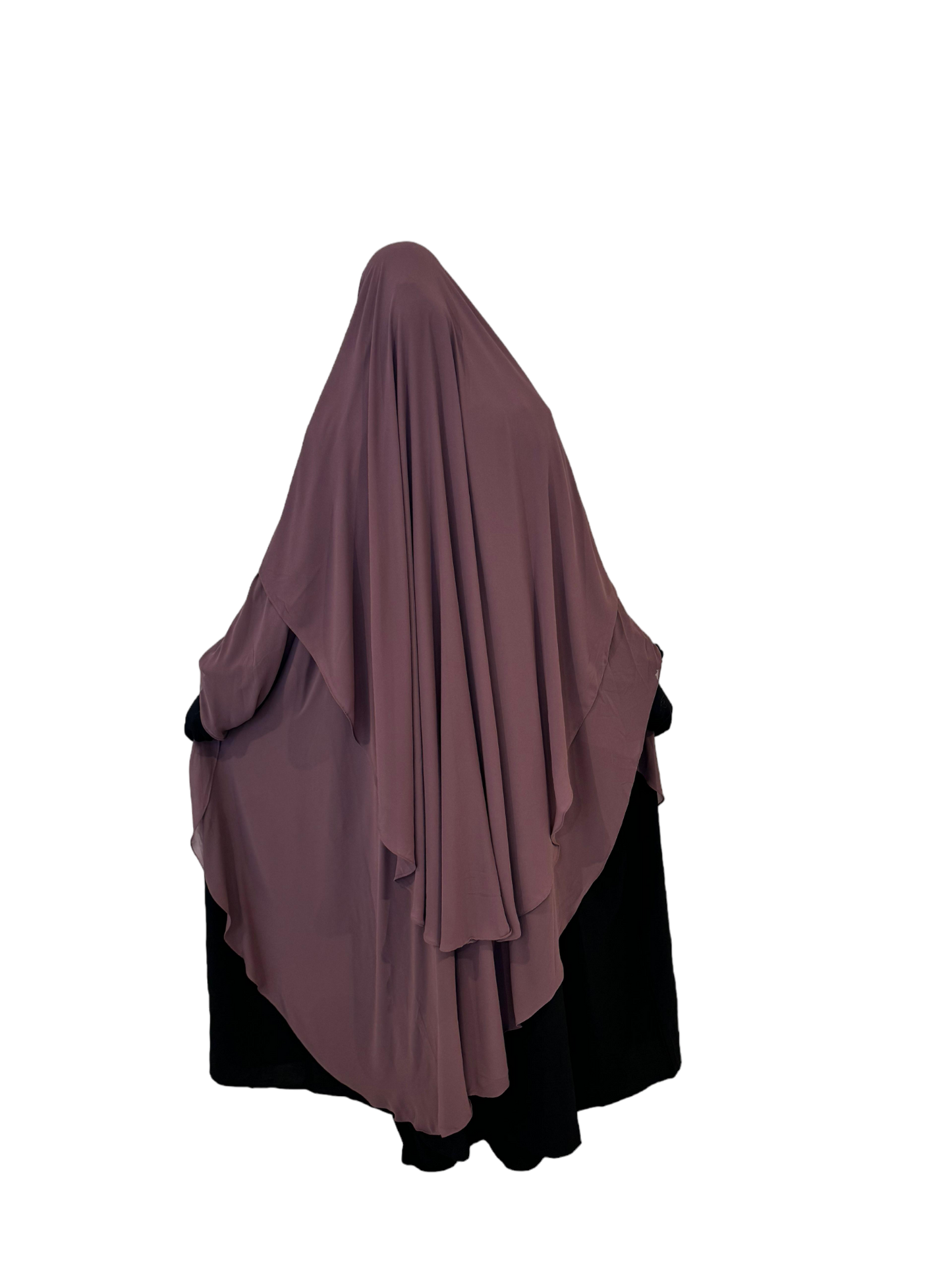 2 Layer - Berry Chiffon Khimar