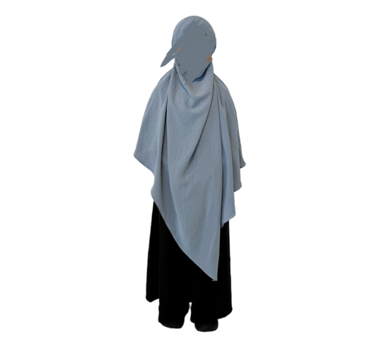 Mini Khimar - Mavi